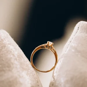 Elegant Pearls and Gold Ring