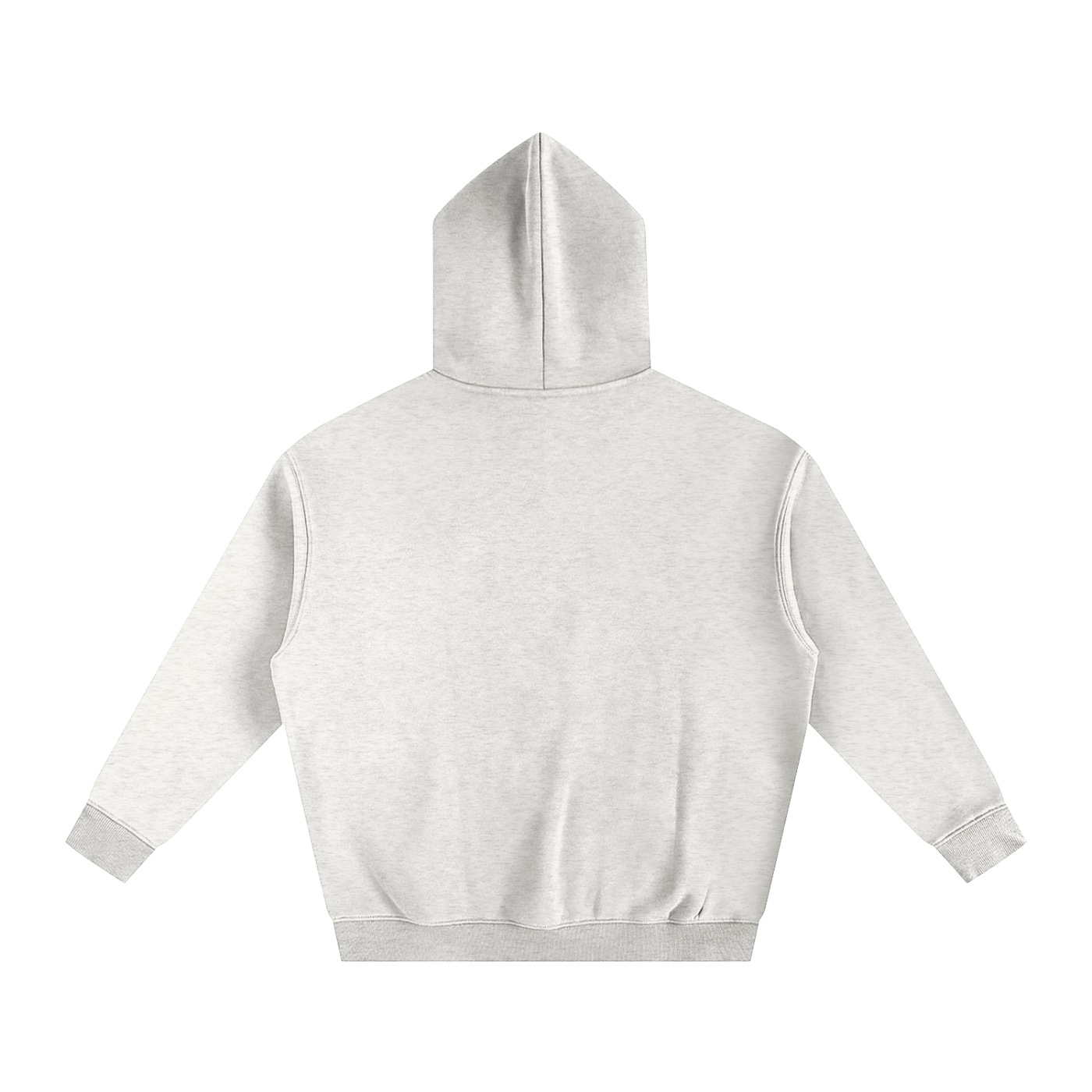 Hoodie oversize molletonné gris – IF (Black Design) Avant