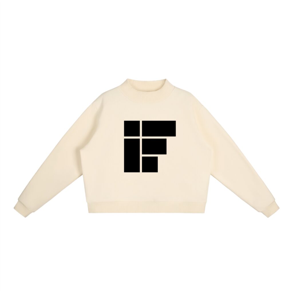 Sweatshirt col montant premium - IF (Black Design)