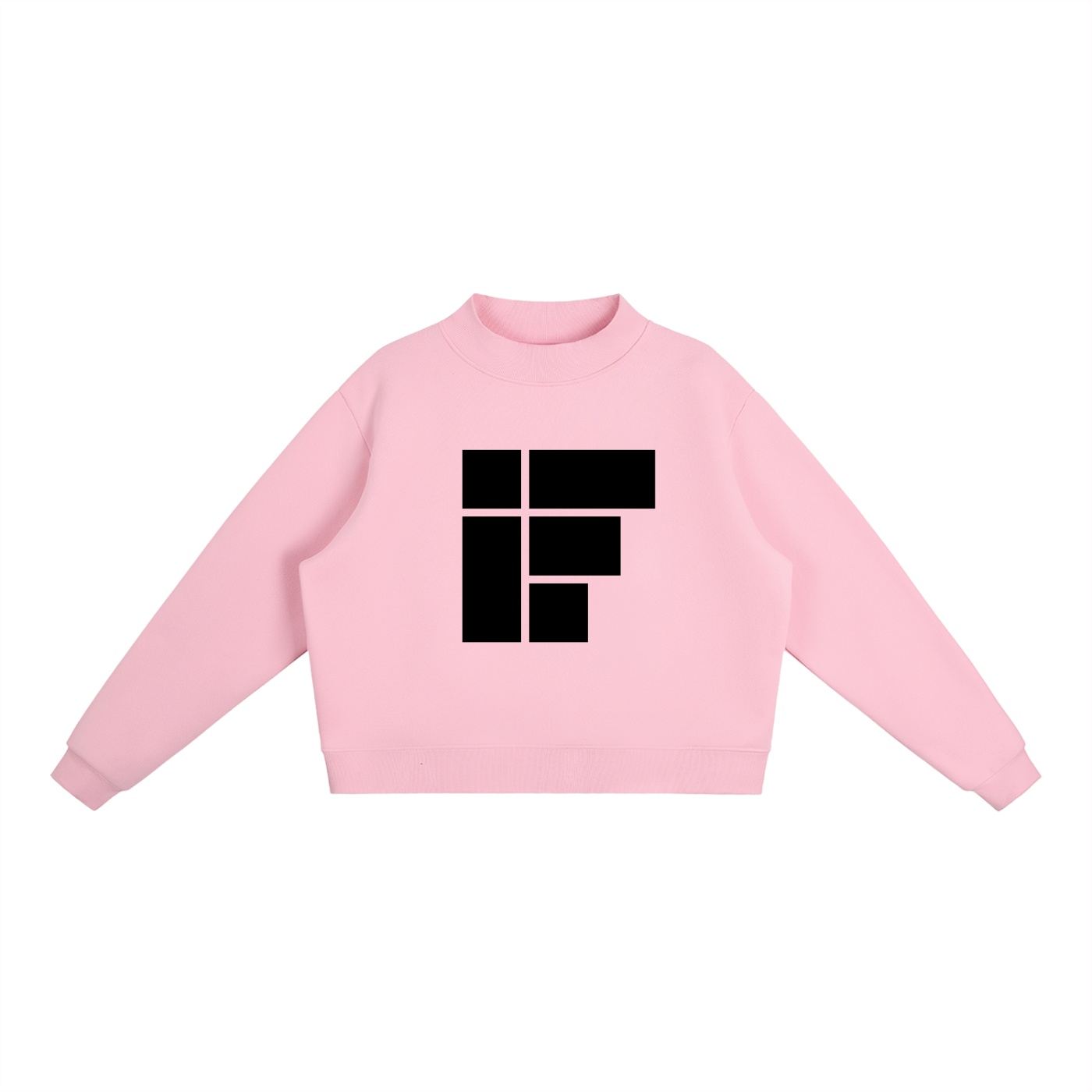 Sweatshirt col montant premium – IF (Black Design)