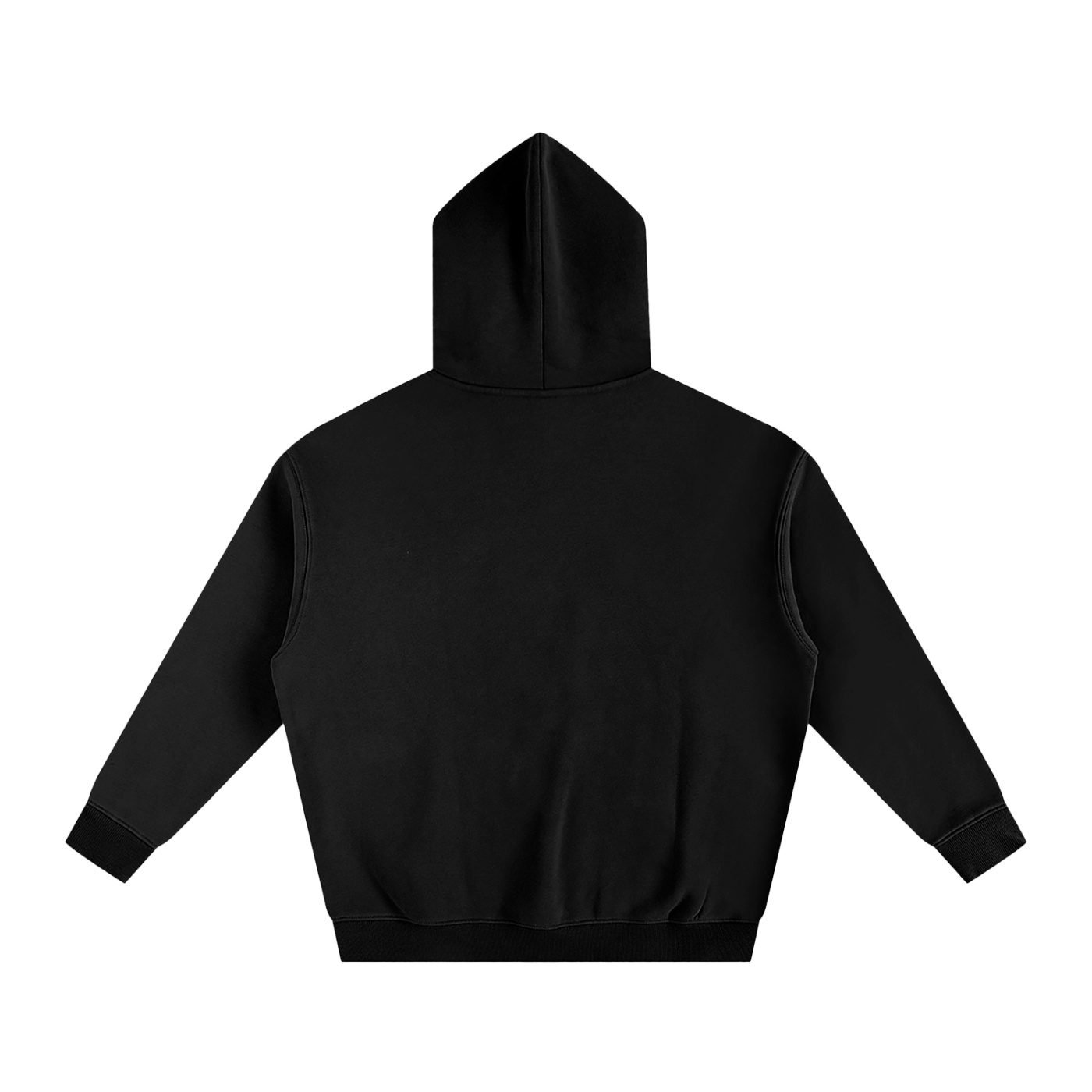 Hoodie oversize molletonné noir – Perfection is a 100% Scam (Golden Edition) avant