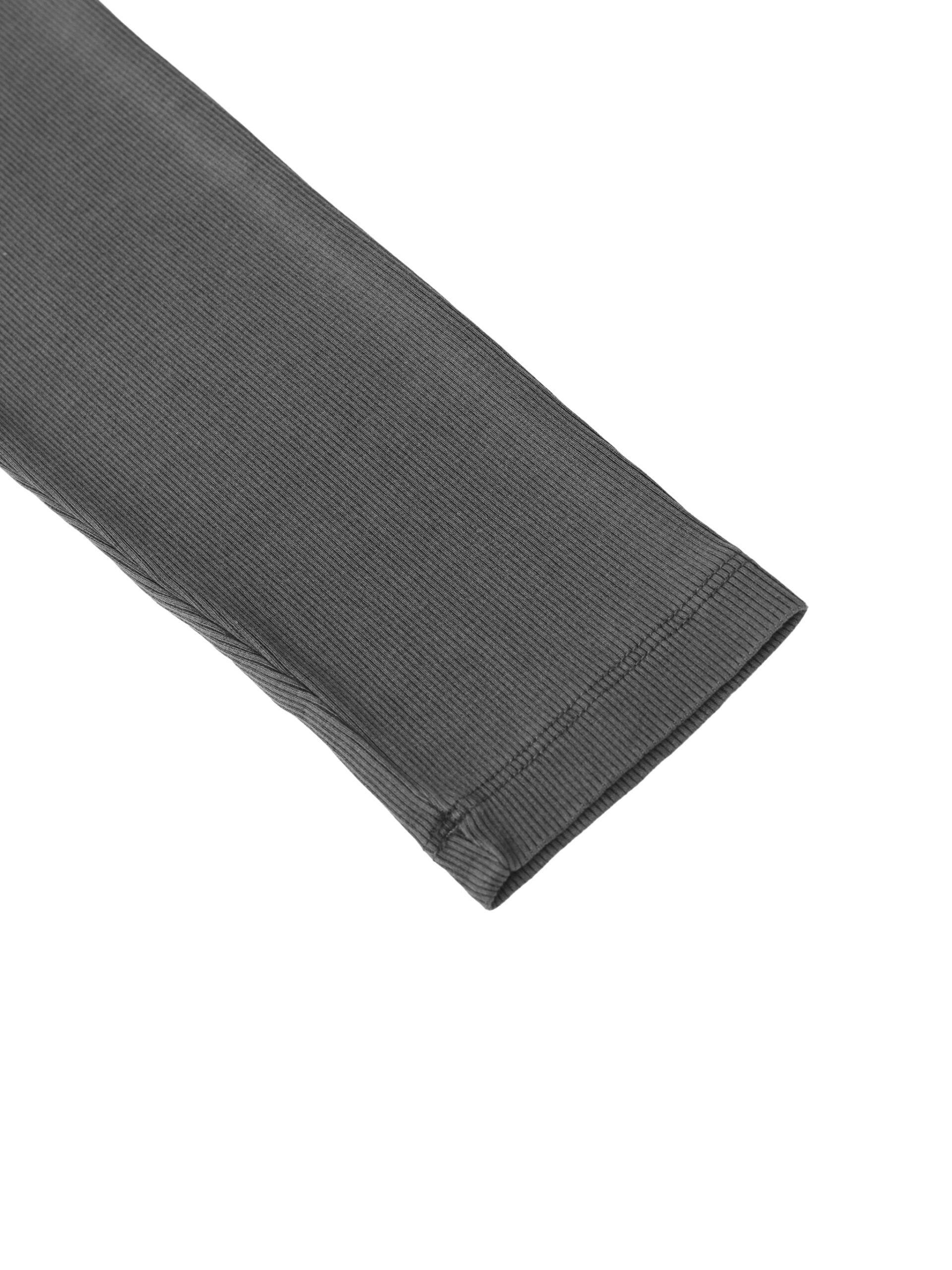 Robe longue fendue délavée teintée – IF (White Design)